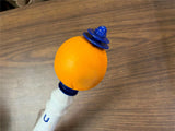 UFO White Unfiltered Wheat Beer Figural Tap Handle Harpoon Brewery Boston 16in