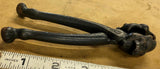 Antique Lions Head Vtg Metal NutCracker 1890's Fancy Victorian Tools Collectible