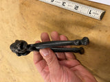 Antique Lions Head Vtg Metal NutCracker 1890's Fancy Victorian Tools Collectible