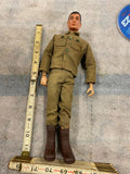 Vtg G.I. Joe Action Figure Marine Army Toy Figure 1964 Hasbro #7400 Brown Hair!