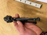 Antique Lions Head Vtg Metal NutCracker 1890's Fancy Victorian Tools Collectible