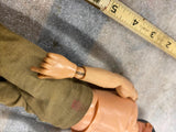 Vtg G.I. Joe Action Figure Marine Army Toy Figure 1964 Hasbro #7400 Brown Hair!