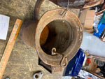 Vtg Brookings Oil Gas Collector Can Bottom Pour Swinging Spout Service Station!