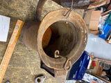 Vtg Brookings Oil Gas Collector Can Bottom Pour Swinging Spout Service Station!