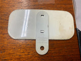 Vtg 60's Snow Craggs Reflective License Plate Topper Auto Truck Motorcycle Dirty