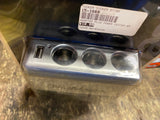 Multiple Adapter Plug Power Port Motorcycle 3 cigarette Lighter USB Cell Phone G