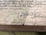 VTG Antique 1919 World War I United States Army Honorable Discharge Paper FRAMED