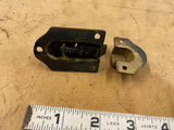 Antique Cabinet Slide Latch Furniture Victorian Fancy Cupboard Porcelain Hardwar