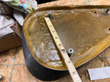 Vtg NOS Peanut Gas tAnk Fiberglass Custom Chopper 70's Old Skool Flat bottom