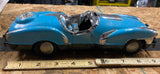 Vtg Irwin USA 1950's Roadster Convertible Plastic Car Toy Blue