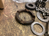 Vtg Harley Engine JD 1920's Parts Misc Twin Single Pocket Valve Lot bracket bolt