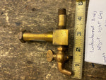 Vtg NOS Brass Hit Miss motor Model T Drain Spigot Valve Glass Sight window Radia