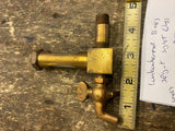 Vtg NOS Brass Hit Miss motor Model T Drain Spigot Valve Glass Sight window Radia