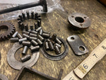 Vtg Harley Engine JD 1920's Parts Misc Twin Single Pocket Valve Lot bracket bolt