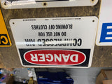 Lot Construction Danger Compressed Air Steel Mill Garage Man Cave Work Place!