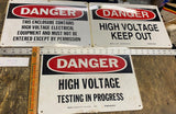 Lot Construction Danger High Voltage Steel Mill Garage Man Cave Work Place!