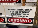 Lot Construction Danger High Voltage Steel Mill Garage Man Cave Work Place!