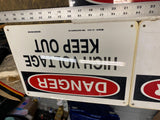 Lot Construction Danger High Voltage Steel Mill Garage Man Cave Work Place!