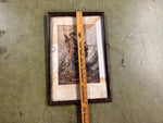 Vtg Antique 1918 Reni Mel America! United Stated Army Framed Color Print
