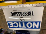 Caution Sign Lot Safety Glasses Shoes No Trespassing Workplace Man Cave Garage!