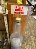 Vtg 70s Budweiser In Case of Emergency Break Glass mancave bar collectible Sign!