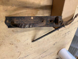 Antique 1800's Wrought Iron Door Handles Thumb Latch Lift Lock Twisted Victorian