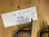 Antique 1800's Wrought Iron Door Handles Thumb Latch Lift Lock Twisted Victorian