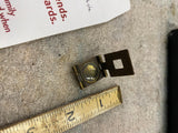 Vtg Brass Folding Loupe Magnifying Glass Rare Military Gun smith Coin collector