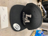 LA Choppers snapback hat Baseball Cap embroidered Adjustable Black White Vtg NOS