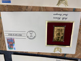 First Day Cover collectible set Stamps 22k Gold Plated Historic WW2 Olympics!