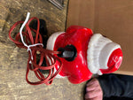 Vtg 1950's Royalite Hard plastic Santa Decoration Light Antique Christmas decor!