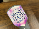 Firestone Mind Haze IPA 11" Beer Tap Handle Bear Lion Purple Advertising