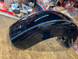 Black Front Fender Harley Touring Police Blue Knight FLH Ultra Classic Glide Nic