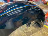Black Front Fender Harley Touring Police Blue Knight FLH Ultra Classic Glide Nic