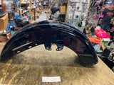 Black Front Fender Harley Touring Police Blue Knight FLH Ultra Classic Glide Nic