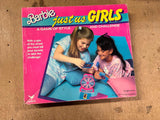 Vintage 1989 Barbie Just Us Girls Board Style Game - Cardinal Mattel