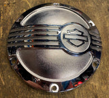 Chrome Bar Shield Logo Derby Clutch Cover Harley Sportster 883 1200 OEM 04^ 6 bo
