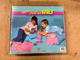 Vintage 1989 Barbie Just Us Girls Board Style Game - Cardinal Mattel