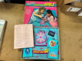Vintage 1989 Barbie Just Us Girls Board Style Game - Cardinal Mattel