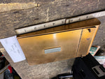 Vtg Desk Calendar REceipt book Writing pad Brass Art Deco Office Decor Antique!