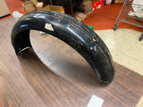 Vtg Original Ribbed Rear Fender Triumph Pre Unit Bsa Motorcycle Thunderbird T110