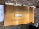 Vtg Desk Calendar REceipt book Writing pad Brass Art Deco Office Decor Antique!