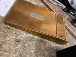 Vtg Desk Calendar REceipt book Writing pad Brass Art Deco Office Decor Antique!