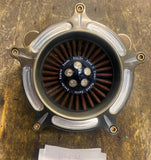 Roland Sands Black Turbine Air Cleaner Harley Touring Softail dyna 2013 Glide FL