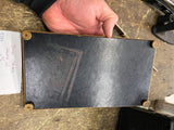 Vtg Desk Calendar REceipt book Writing pad Brass Art Deco Office Decor Antique!