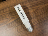 Platform Beer Co. Beer Tap Bar Handle Ceramic 8" Light Bulb Design Advertising