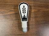 Platform Beer Co. Beer Tap Bar Handle Ceramic 8" Light Bulb Design Advertising