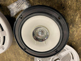 Sony XS-MP1611B 6.5" Round Marine Boat Speakers UV/Water Resistant White - PAIR