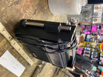 AM/FM GENERAL ELECTRIC GE Portable Transistor Radio Vtg BLACK MODEL NO 7-2810f