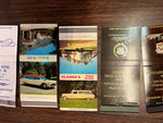 Vintage 1960s Lot Of 8 Cadillac Car Dealerships Matchbooks Various Designs